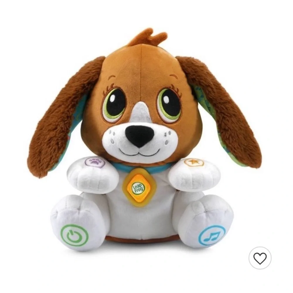 NEW Leap Frog Interactive Learning Plush Puppy Toy